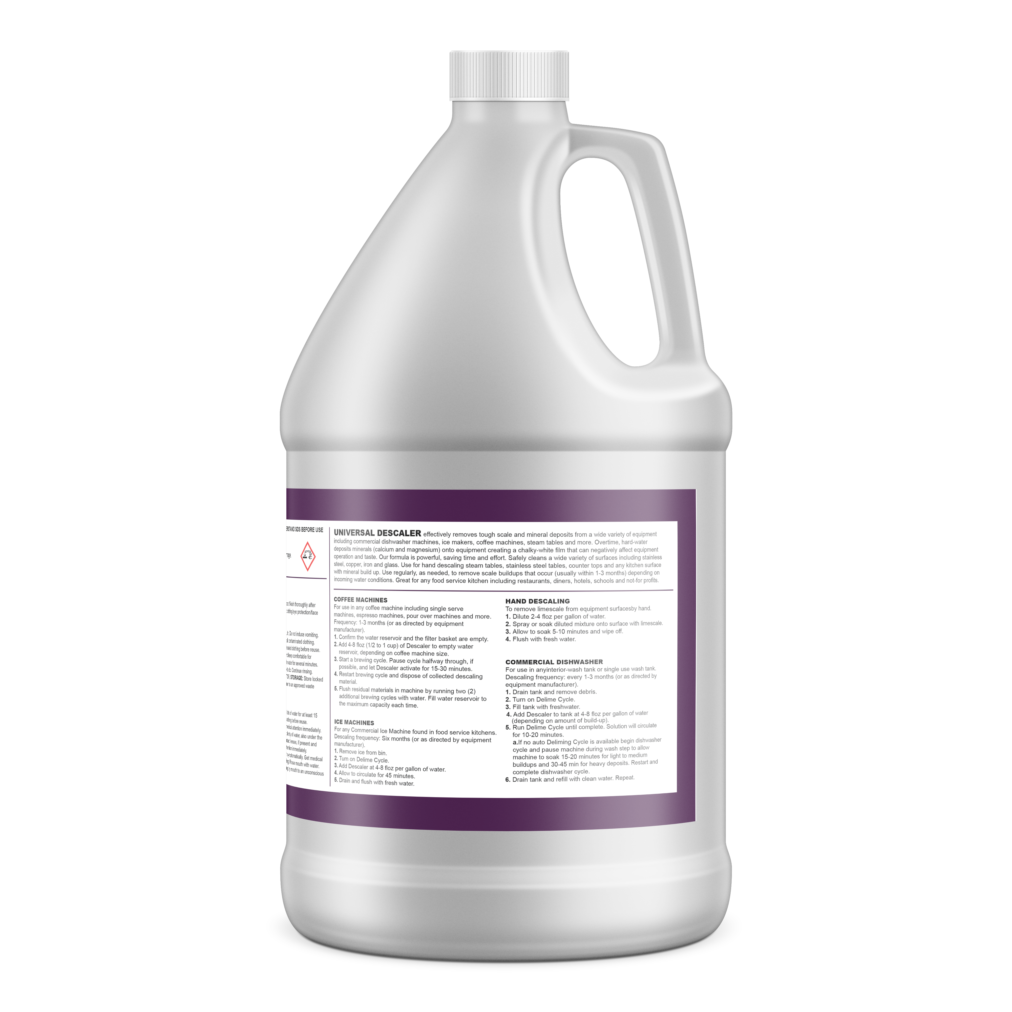 Universal Descaler (1-gallons), Commercial Grade Delimer