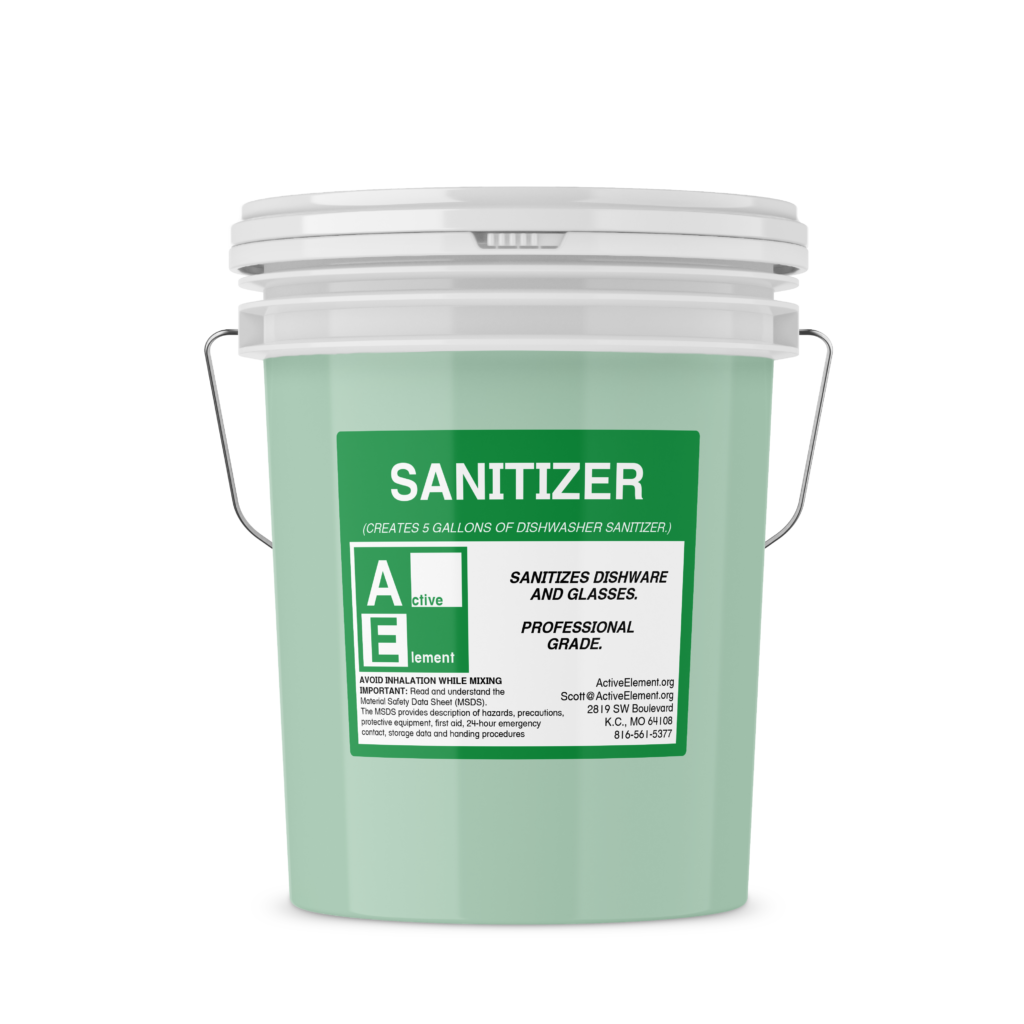 Dishwasher Sanitizer, CommercialGrade, Each Bottle Makes a 5gallon